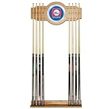 NBA Philadelphia 76ers Billiard Cue Rack with Mirror