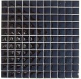 昔からのタイル　２５mm角　黒色 N-20【アウトレットタイル】