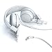 JLab Audio Intro Premium On-Ear Headphones, with Universal Mic (White)