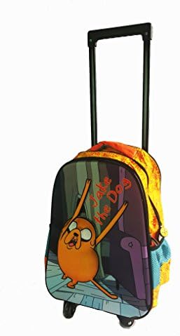 Adventure Time Finn and Jake 4 Wheel 3D Upright Backpack "Jake Rocks"