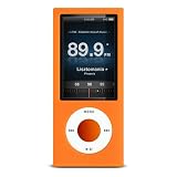 Premium Orange Soft Silicon RUBBER Skin Cover Case for Apple iPod Nano 5 5th Generation