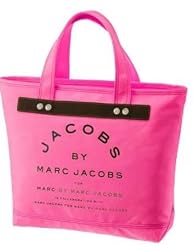 Marc By Marc Jacobs Small Canvas Jacobs Tote Hot Pink