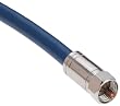 DataShark 70024 RG6/RG6-Quad Cable TV "F" Compression Connectors; 10-Pack