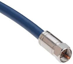 DataShark 70024 RG6/RG6-Quad Cable TV "F" Compression Connectors; 10-Pack