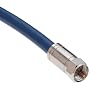DataShark 70024 RG6/RG6-Quad Cable TV "F" Compression Connectors; 10-Pack