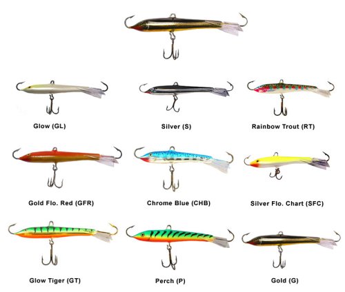 Rapala Balanced Jigging Lures Size 2; Color Silver
