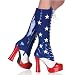 Super sexy Lack-Stiefel im USA-DesignAuch in �bergr��e bis Gr�sse 47 lieferbar:Sexy Lack-Stiefel im 
USA-Design mit Rei�verschluss an der Innenseite und Front-Schn�rung! Durch das Plateau ist der 
Stiefel nicht sehr steil und super bequem zu tragen.Hochwertig verarbeitetes Lack-Material in einer 
Top Qualit�t.Diese Lack-Stiefel sind in �bergr�sse bis Gr�sse 47 auch f�r M�nner erh�ltlich!In der 
Farbe:�Lack blau/weis/rotAbsatzh�he: 12,7 cmIn den Gr��en: 36-47.