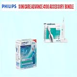 Philips Sonicare Advance 4100 Sonic Power Toothbrush + Plus Accessory Kit