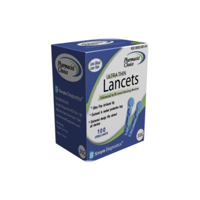 Simple Diagnostics Pharmacist Choice Twist Top 30G Lancets (pack of 100)