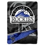 Colorado Rockies MLB 60" X 80" Royal Plush Raschel Throw Blanket