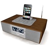 IMAGE OF Sangean WR-5 Table-Top AM/FM/RDS with iPod Dock, Battery Back-Up and Passive Reflex Speakers