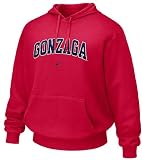 Nike Gonzaga Bulldogs Embroidered Hooded Sweatshirt-Red