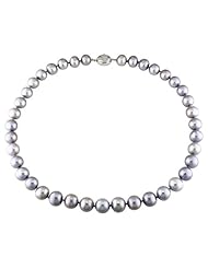 Sterling silver 10-10.5 MM Freshwater Cultured Pearl Strand, 18"