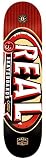 Real Team Logo Red Renewal MVP 3-D 8.0 Skateboard Deck