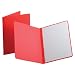 Oxford 52511 Title Panel and Border Front Report Covers, Red, 25 per Box
