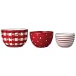 Ants and Gingham Prep Bowl Set of 3
