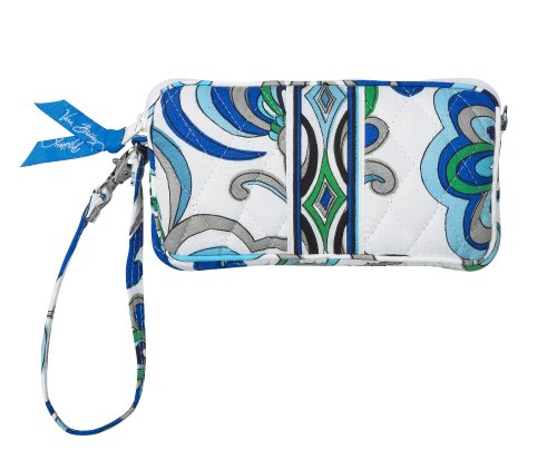 41CgbDKIeJL Vera Bradley Wristlet Bag Purse Mediterranean White
