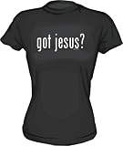 got jesus ? Women's Babydoll tee Shirt in 6 Colors Small thru XL