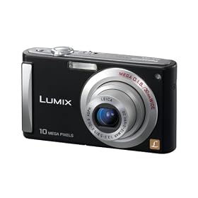 Panasonic Lumix DMC-FS5K 10MP Digital Camera with 4x Wide Angle MEGA Optical Image Stabilized Zoom (Black)