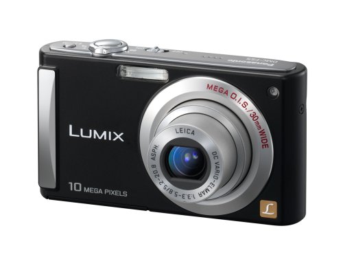 Panasonic Lumix DMC-FS5K 10MP Digital Camera with 4x Wide Angle MEGA Optical Image Stabilized Zoom (Black) image