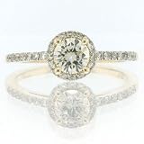 0.80ct Round Brilliant Cut Diamond Engagement Anniversary Ring