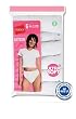 Hanes Cotton Hi-Cut - Six Pack (White) Style # PP43WH