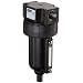Parker 06F Compact Series Compressed Air Filter, Removes Particulate, Metal Bowl with Sight Gauge, NPT