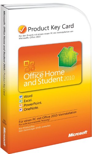 Microsoft Office Home and Student 2010 (Product Key Card)
