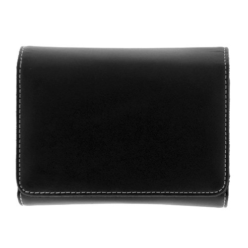 GTMax GPS 4.3 Black Leather Pouch Cover Case for FLO TV Personal Television PTV 350 , Garmin nuvi 1350, nuvi 1300, nuvi 1300, nuvi 885T /Magellan Maestro 4250, Maestro 4220