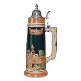 Ceramic Beer Stein - Wawel Cathedral, 1.5 liters