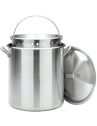 Bayou Classic 1000 100-Qt. Aluminum Stockpot with Boil Basket by 