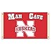 BSI NCAA Nebraska Cornhuskers Man Cave Flag with 4 Grommets, 3x5-Feet