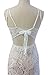 DEARCASE Women's Summer Dresses Sleeveless Backless Guava Lace Mini Dress