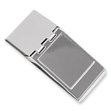 Silver-tone Hinged Money Clip