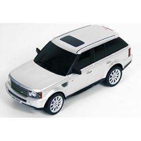 Radio Controlled Landrover Range Rover Sport. 1:24 Scale. Full Function - Silver