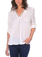Bleu Marine Blusa (Blanco)