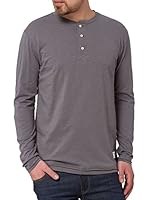 Cross Jeans Camiseta Manga Larga (Gris Oscuro)