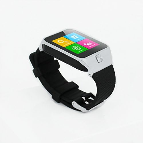 Promotion Smart Bluetooth Watch Quadband Support Fm Radio Calendar Alarm Voice Recorder Pedometer Sleep Monitor Sedentary Reminder (Silver)