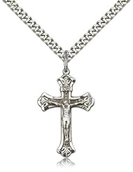 Crucifix Pendant, Sterling Silver
