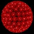 Bethlehem Lighting Indoor/Outdoor Mega StarChristmas Light Sphere 150  , Red