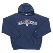 New York Yankees MLB Goalie" Hooded Sweatshirt (Navy Blue) (Full Chest Logo)"
