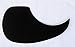 BLACK RIGHT Guitar Plastic Pick Guard, Tear Shape