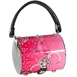 Littlearth LE Designer Mini Flair Martini Girl Raspberry Handbag