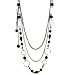 Jewelry : Conversation Pieces Hematite and Onyx Tones Necklace