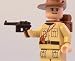 BrickArms Exclusive 2 to 4 Inch Scale Figure Style LOOSE Weapon C96 'Broomhandle' Mauser (Black)_s-2