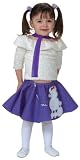 Toddler Purple Poodle Skirt Halloween Costume (3-4)