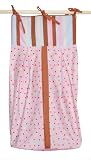Tadpoles Field of Flowers Diaper Stacker in Pink and Periwinkle