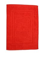Flor De Algodón Alfombra de Baño 850 gr Rojo 70x50 cm