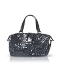 Francesco Biasia Rose - Croc Stamped Calfskin Satchel Bag Glass