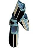 Baby Bella Maya Booties Beary Blue Stripe Girl